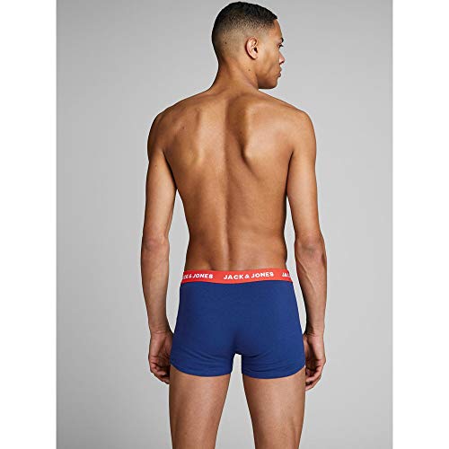 JACK & JONES JacLee Trunks 5 Pack Calzoncillos Boxer Hombre, Azul (Estate Blue), L (Pack de 5)