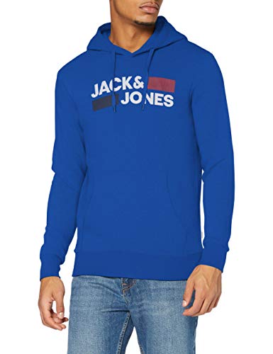 Jack & Jones Jjecorp Logo Sweat Hood Noos Sudadera con Capucha, Azul (Classic Blue), XXL para Hombre