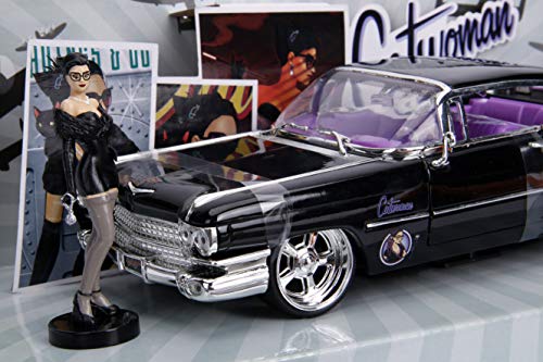 Jada - Vehículo coleccionismo Escala 1:24 Catwoman Cadillac Coupe Deville 1959 (253255006)