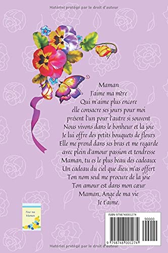 Je t'aime maman: Cahier de fête des mères|Journal parfait pour un cadeau|Un cadeau d'un enfant|Pour ma mère bien-aimée.