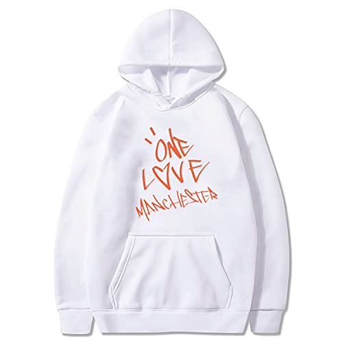 JFLY Ariana Grande Mismo Estilo One Love Manchester Sudadera con Capucha Estampada Vogue Harajuku Sudaderas con Capucha Gran Oferta Ropa De Invierno con Capucha para Mujer