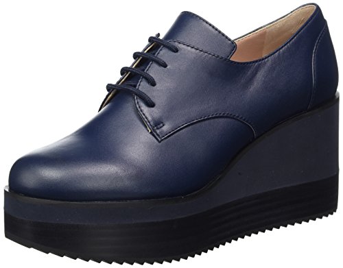 Jil Sander JN29080, Zapatos con Plataforma Mujer, Azul (731 06046), 38.5 EU