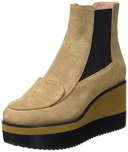 Jil Sander JN29081, Zapatos con Plataforma Mujer, Beige (105 06047), 38.5 EU