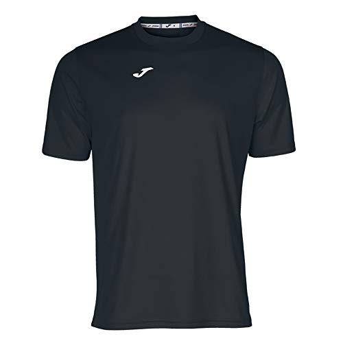 Joma Combi - Camiseta de Manga Corta, Hombre, Negro, S