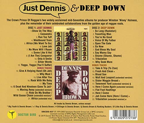Just Dennis / Deep Down (Expanded Edition)