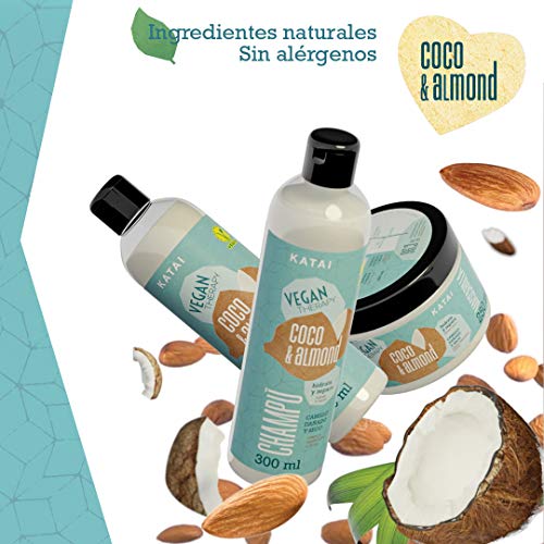 Katai Coconut & Almond Cream Champú 300 Ml, No Color, Cedro