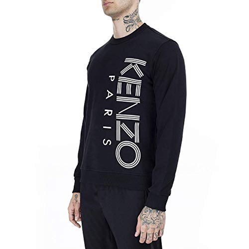 Kenzo Logotipo del Lado parisss Sweatshirt Black Meduim