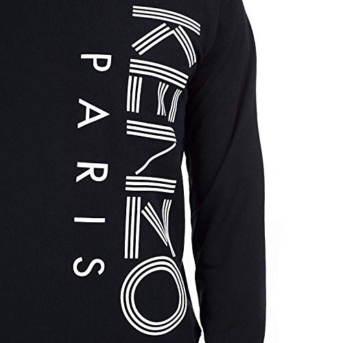 Kenzo Logotipo del Lado parisss Sweatshirt Black Meduim