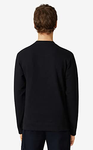 Kenzo Tiger Gold - Sudadera para hombre, color negro y tigre bordado dorado, manga larga, 100% algodón orgánico (talla pequeña) Negro M corto