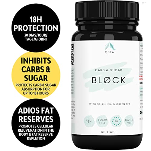 Keto Actives BLOCK (60 CAPS) | Pastillas para Protegerte Absorcion Carbs | No requiere de dieta | 85% Limitacion Absorcion Carbs & Azucar | Come Sin Preocupaciones & Consulta con Nutricionistas