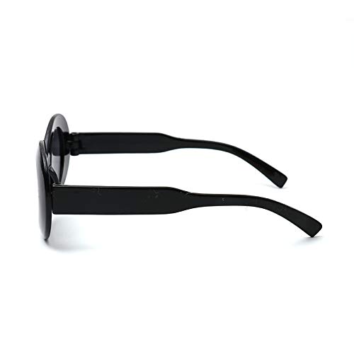 Kiddus Gafas de Sol para niño niña chico chica. UV400 Protección 100% contra rayos ultravioleta. A partir de 6 años. RESISTENTES a los golpes. Seguras, ligeras y confortables (03 Retro Negras)