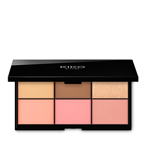 KIKO Milano Smart Essential Face Palette - 01 | Paleta con 6 tipos de polvos faciales