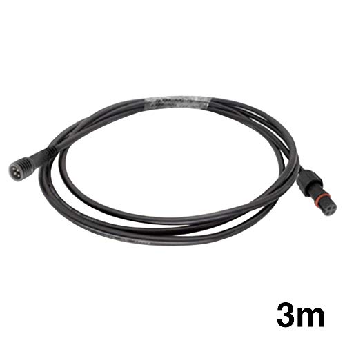 Kisbeibi Cable de extensión, cable W-aterproof 2/3/4pin 22AWG extensión L-ead W-aterproof cable para luces de jardín, iluminación de camino, focos de paisaje LED (tamaño: 4-core 3m)