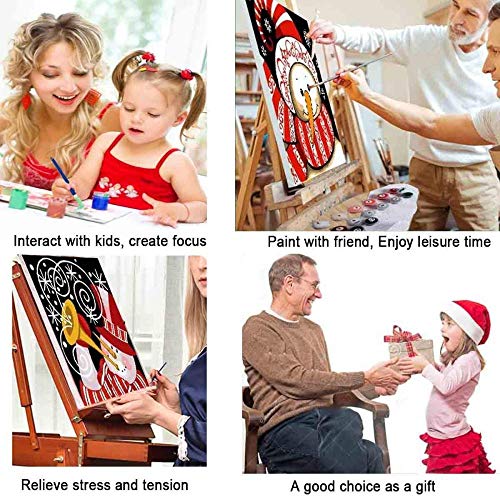 Kits de pintura por números Jean Honore Fragonard Inspiration Paint by Numbers para adultos y niños DIY Pintura al óleo Kit de regalo