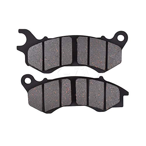 KYN Pastillas de freno delantero trasero para motocicleta Peugeot Django 125 Allure (4T/190 mm disco trasero) 2014-2019, Django 150 Allure 2014-2018 Disco orgánico