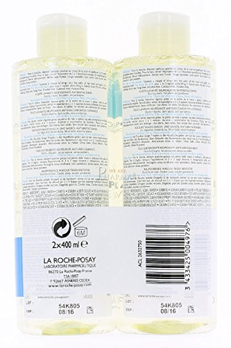 La Roche Posay - La Roche-Posay Lipikar Huile Lavante Relipidante 400 ml x 2