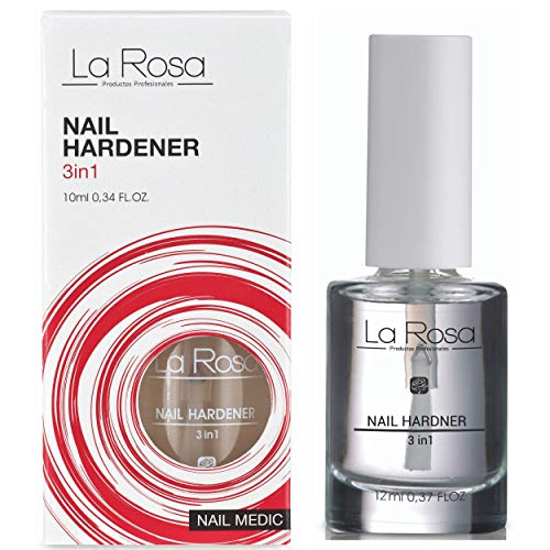 La Rosa nail medic hardener 3in1 endurecedor de uñas 3en1-10 ml