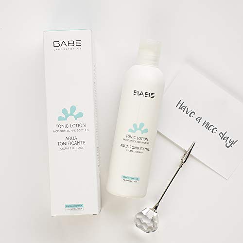 Laboratorios Babé - Tónico 250 ml, Sin Alcohol, Agua Tonificante, Desmaquillante, Refrescante, Hidratante, Elimina la Suciedad y las Impurezas, Calmante, Piel Sensible, Cuidado Natural