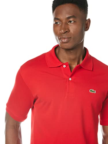 Lacoste L1212 Camisa Polo, Hombre, Rojo (Rouge), XL