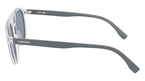 Lacoste L881S-057 Gafas, Crystal/Grey, 52/18/145 Unisex Adulto