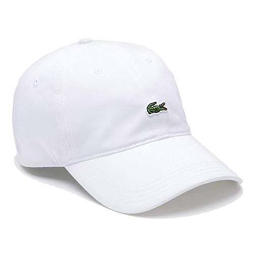 Lacoste RK4714 Gorra, Blanc, Talla única para Hombre