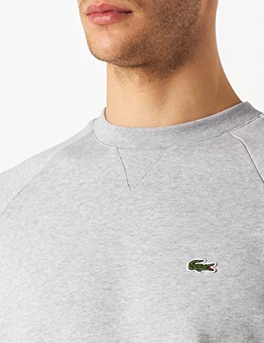 Lacoste SH1213, Sudadera Hombre, Gris (Argent Chine), M