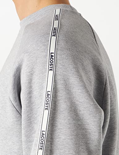 Lacoste SH1213, Sudadera Hombre, Gris (Argent Chine), M