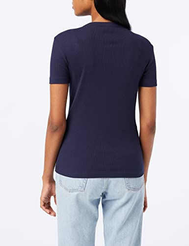 Lacoste TF5463 Camiseta, Marine, 36 para Mujer