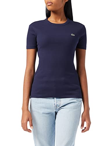 Lacoste TF5463 Camiseta, Marine, 36 para Mujer