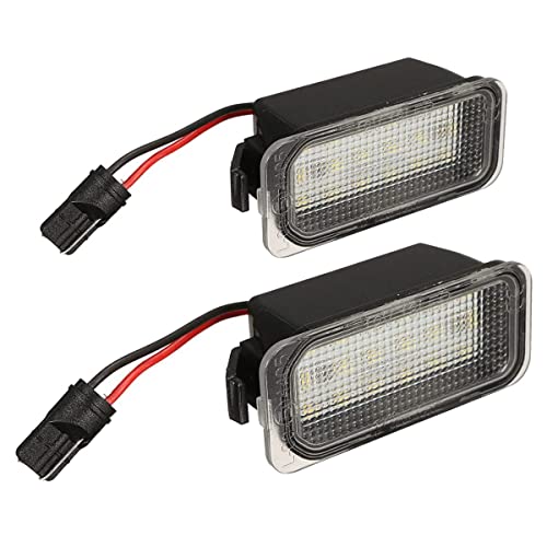 Lámpara LED de matrícula de matrícula de 6000 K Xenon para For-d Focus Fiesta Galaxy S-Max Kuga Jaguar XF Mondeo C-Max 6M2A13550AA