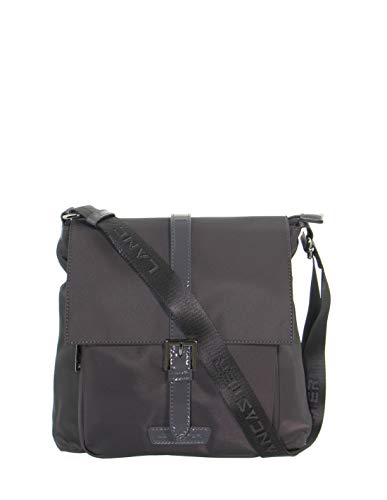 Lancater 42615 - Bolsa transportadora con trabilla (26 x 25 x 3 cm), color gris