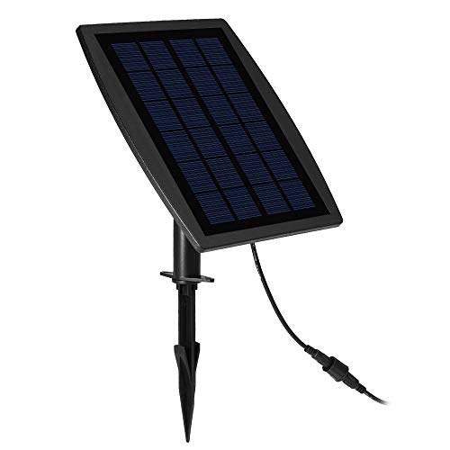 Lancoon Kit De Bomba De Aire con Energía Solar, Panel Solar De 2.5W, Bomba De Aire, Mangueras De Aire Y Piedras De Ventilación para Piscina De Estanque De Peces De Jardín Estanque De Pesca