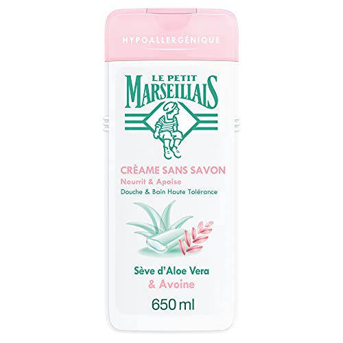 Le Petit Marseillais, ducha baño hipoalergénico a la savia de Aloe Vera avena, 650 ml