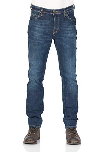 Lee Rider Contrast Jeans Vaqueros, Blue Waters, 31W / 32L para Hombre