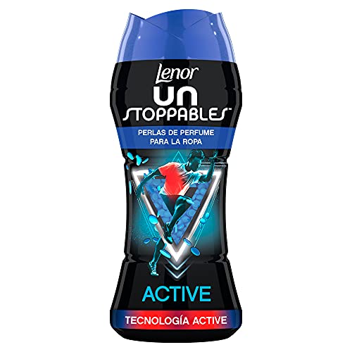 Lenor UNstoppables Perlas de Perfume para la Ropa, 90 Lavados (6 x 210 gr), Tecnología Active