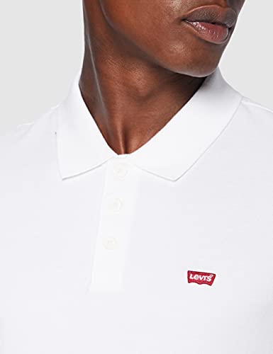 Levi's New Levis Hm Camiseta Tipo Polo, Color Blanco, XS para Hombre