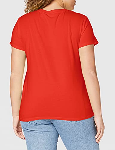 Levi's tee Camiseta, Red (Poppy Red), X-Small para Mujer