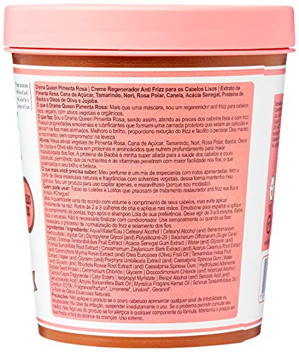 LOLA COSMETICS Drama Queen Pimenta Rosa-MÁSCARA 450G, Único, Estándar