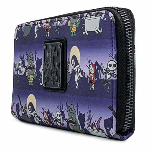 Loungefly RD-RS471734, Disney NBC WDWA1711-Cartera con Cremallera para Halloween para Mujer, Multicolor, único