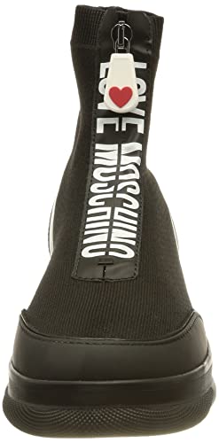 Love Moschino Collezione Autunno Inverno 2021, Zapatilla. Mujer, Negro, 36 EU