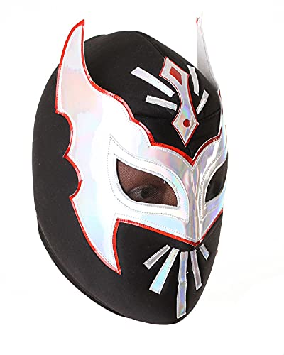 Luchador Lucha Libre - Máscara de lucha mexicana, color negro