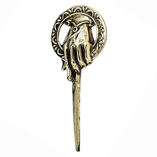 lureme Juego de Tronos Ned Stark Mano del Pin Broche-Bronce Antiguo (br000034-1)