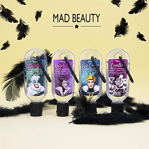 MAD Beauty - Gel Higienizante Hidroalcohólico De Manos Licencia Disney Villanas Cruella, Testado Dermatológicamente,, 30 Mililitro