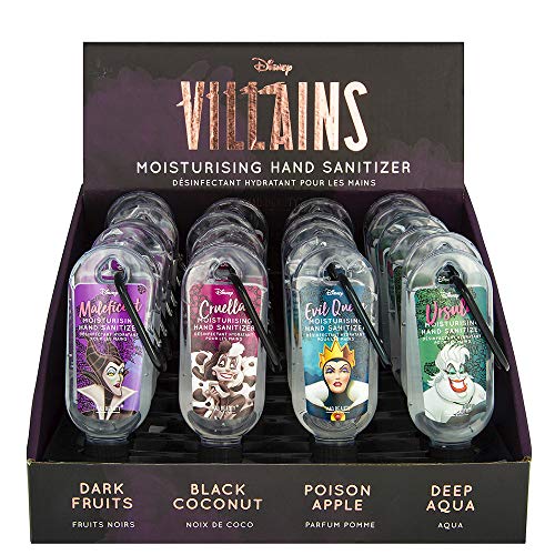 MAD Beauty - Gel Higienizante Hidroalcohólico De Manos Licencia Disney Villanas Cruella, Testado Dermatológicamente,, 30 Mililitro