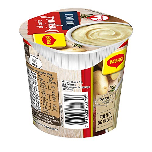 Maggi Puré Original Cups - Paquete de de 8x50g - Total:400g