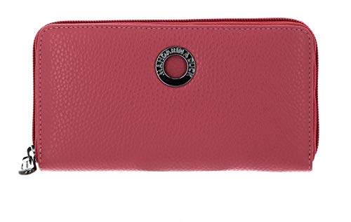 Mandarina Duck Mellow Leather Zip Around Wallet L Claret