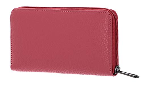 Mandarina Duck Mellow Leather Zip Around Wallet L Claret