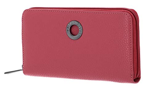 Mandarina Duck Mellow Leather Zip Around Wallet L Claret