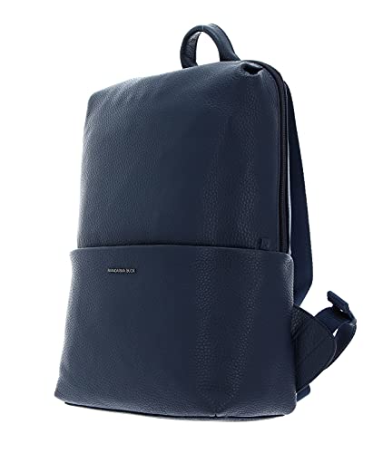 Mandarina Duck Mellow P10FZT38, Melow Leather Backpack/Dress Blue para Mujer, 35x26x12 (L x H x W)