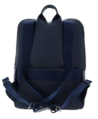 Mandarina Duck Mellow P10FZT38, Melow Leather Backpack/Dress Blue para Mujer, 35x26x12 (L x H x W)